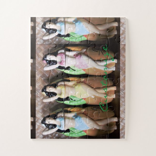 Hawaiian Hula Dancers Thunder_Cove Jigsaw Puzzle (Vertical)