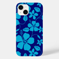 HAWAIIAN HULA (HIBISCUS) DARK/LIGHT BLUE