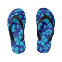 HAWAIIAN HULA (HIBISCUS) DARK/LIGHT BLUE