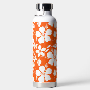 HAWAIIAN HULA (HIBISCUS) ORANGE WATER BOTTLE