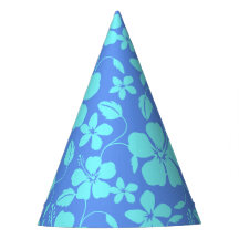 HAWAIIAN HULA (HIBISCUS) PERIWINKLE/TEAL