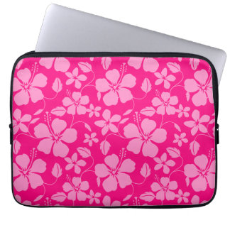 HAWAIIAN HULA (HIBISCUS) PINK GUAVA LAPTOP SLEEVE