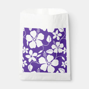 HAWAIIAN HULA (HIBISCUS) PURPLE FAVOUR BAG