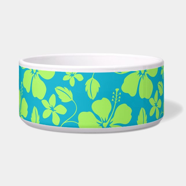 HAWAIIAN HULA (HIBISCUS) TEAL LIME (Front)