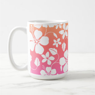 HAWAIIAN HULA (IPANEMA) TEAL COFFEE MUG