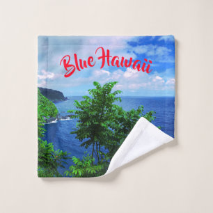 Hawaiian Island Tropical Paradise Wash Cloth