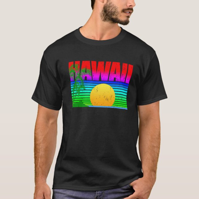 Hawaiian Islands Aloha State T-Shirt (Front)
