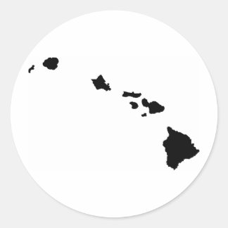 Hawaiian Islands Classic Round Sticker