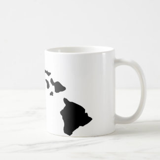 Hawaiian islands coffee mug
