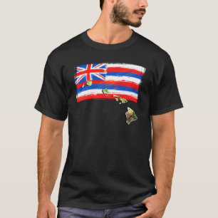 Hawaiian Islands  Hawaii Flag T-Shirt