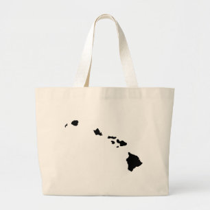 Hawaiian Islands Large Tote Bag