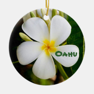 Hawaiian Keepsake Ceramic Tree Decoration