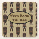 Hawaiian Ku Tiki customisable Tiki bar coasters
