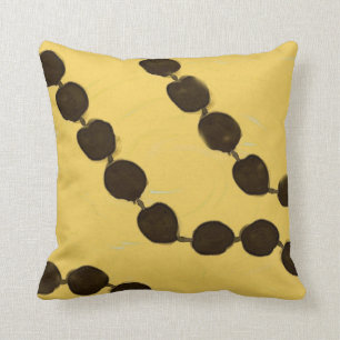 Hawaiian Kukui Nut Throw Pillow