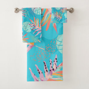 Hawaiian Lauae fern Bath Towel Set