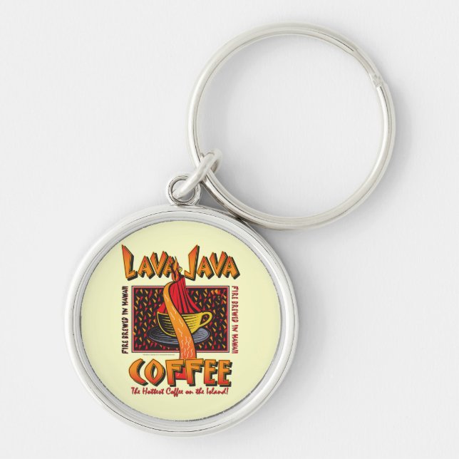 Hawaiian Lava Java Coffee Key Ring (Front)
