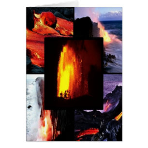 Hawaiian Lava volcano