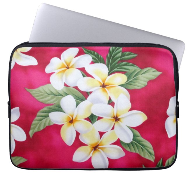 Hawaiian Lei flower electronics bag (Front)
