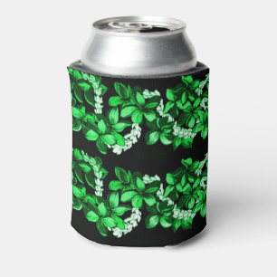 Hawaiian lei print can cooler