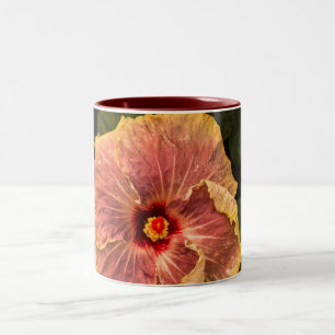 Hawaiian Lilac Hibiscus from Kauai Two-Tone Coffee Mug