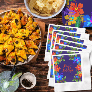 Hawaiian Luau Holiday Office Party Napkin