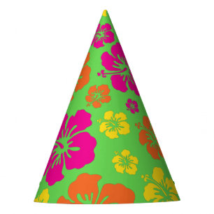 Hawaiian Luau Kid's Birthday Party Hat