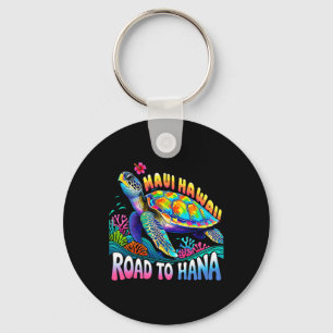 Hawaiian Maui Hawaii Turtle Vacation Group Trip Oc Key Ring