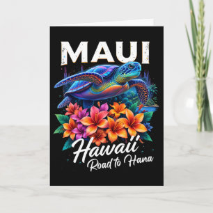 Hawaiian Maui Ocean Beach Hawaii Turtle Vacation G Card