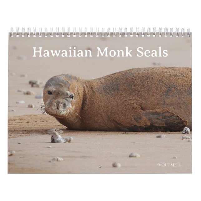 Hawaiian Monk Seals Calendar (Cover)