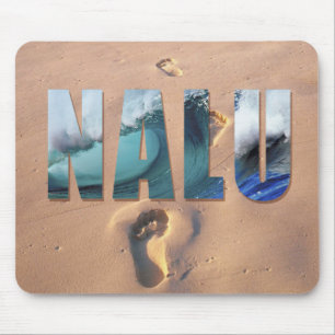 Hawaiian "Nalu" (Surf) Mousepad