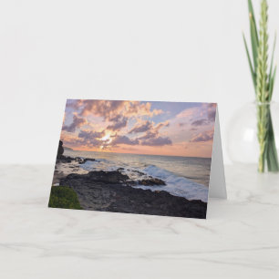 Hawaiian Natural Landscape Photography Thank You Card