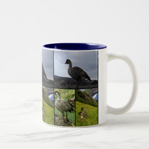 Hawaiian Nene bird Two-Tone Coffee Mug