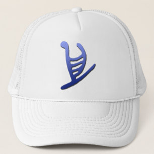 Hawaiian Outrigger Petroglyph Hat