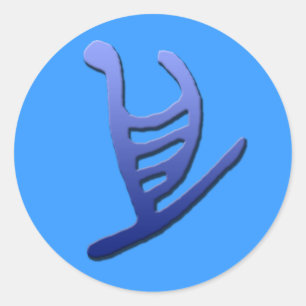 Hawaiian Outrigger Petroglyph Sticker