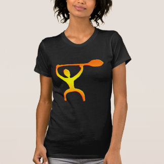 Hawaiian Paddle Man Petroglyph - T-Shirt