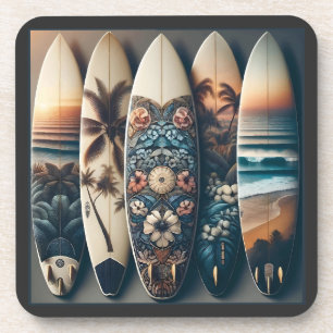 Hawaiian Painted Surfboards Coaster