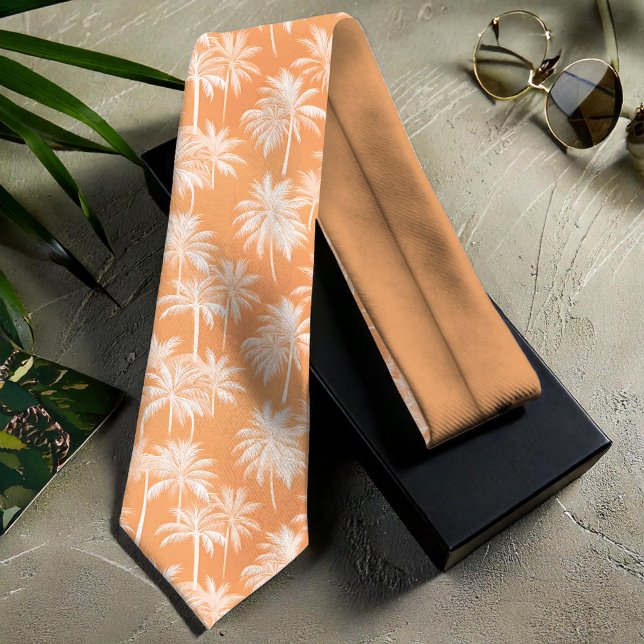 Hawaiian Palm Tree Silhouette Pattern Tacao ID1093 Tie (Creator Uploaded)