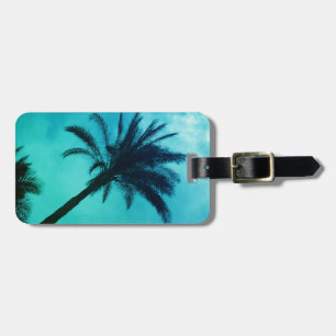 Hawaiian Palm Tree Travel Bag Tag