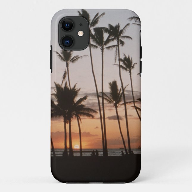Hawaiian Palm Trees iPhone case (Back)