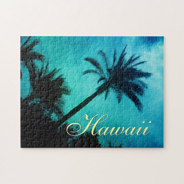 Hawaiian Palm Trees Travel Jigsaw Puzzle (Horizontal)