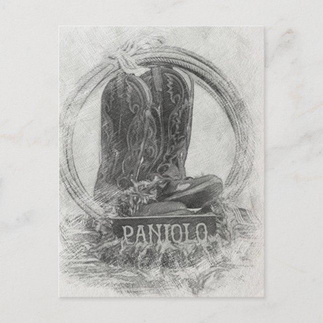 Hawaiian Paniolo Postcard (Front)