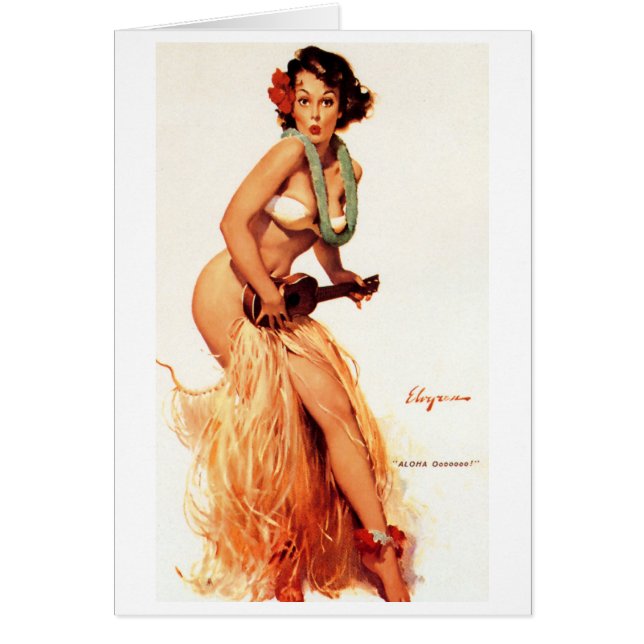 Hawaiian Pin Up (Front)