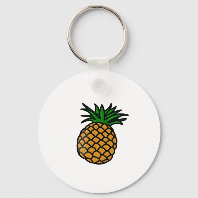 Hawaiian Pineapple Key Ring (Front)