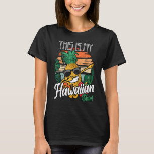 Hawaiian Pineapple Sunglass Retro Sunset Hi Hawaii T-Shirt