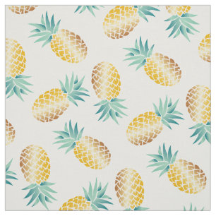 Hawaiian Pineapple Tropical Beach Fabric