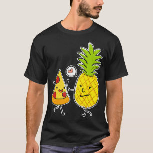 Hawaiian Pizza Slice Falling In Love With A Pineap T-Shirt