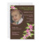 Hawaiian Plumeria Custom Photo Birthday Invitation