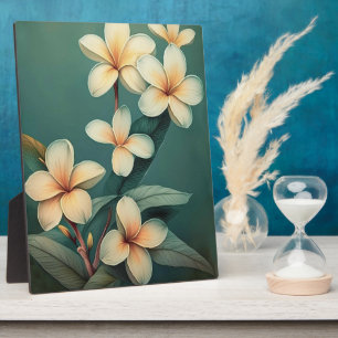 Hawaiian Plumeria Tree Plaque