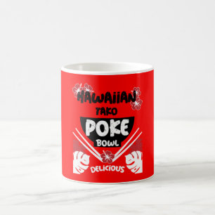 Hawaiian Poke Bowl Tako Poke   Coffee Mug