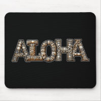 Hawaiian Polynesian Aloha Bamboo Look